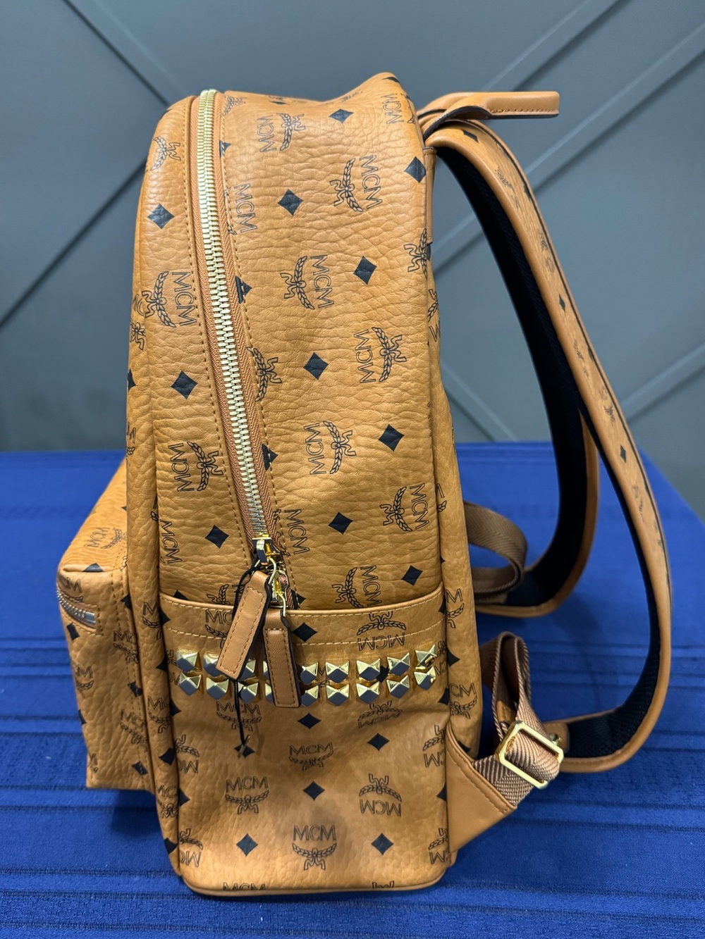 MCM Monogram Backpack - Picture 5 of 8